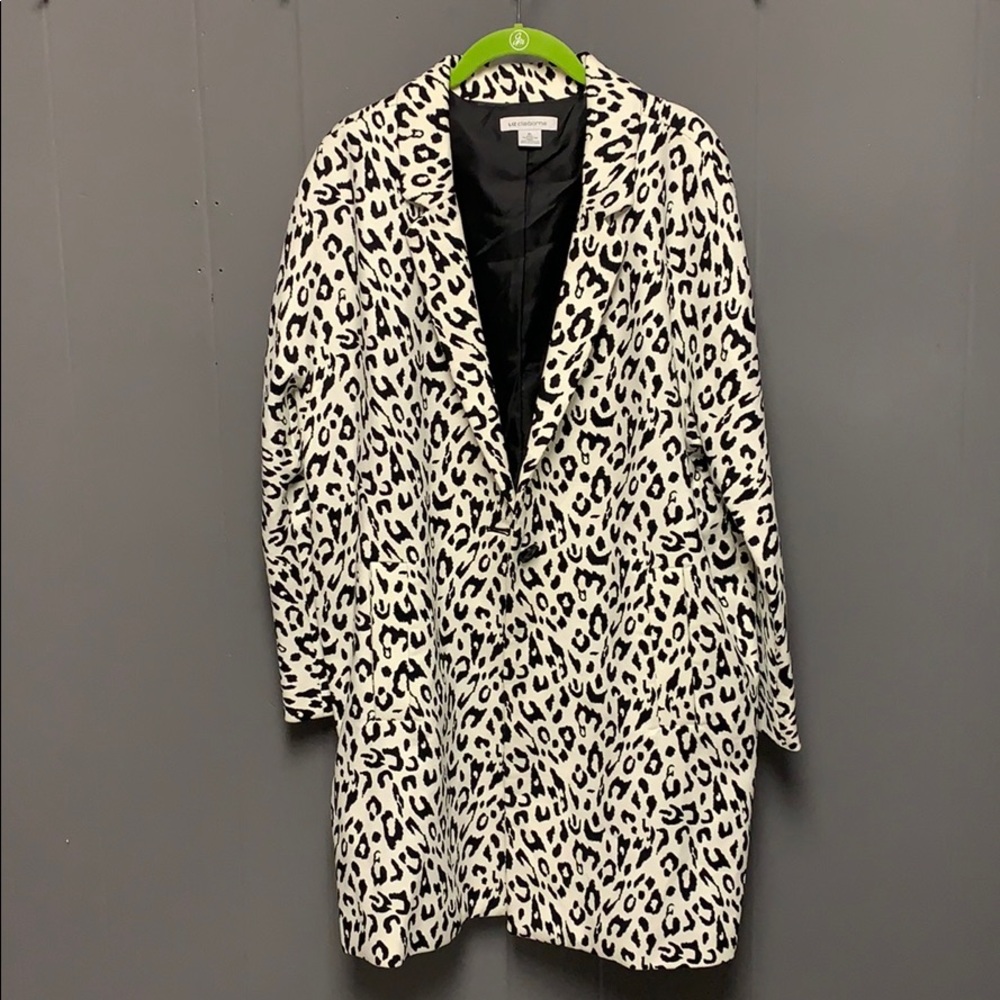 NWOT Liz Claiborne leopard coat
